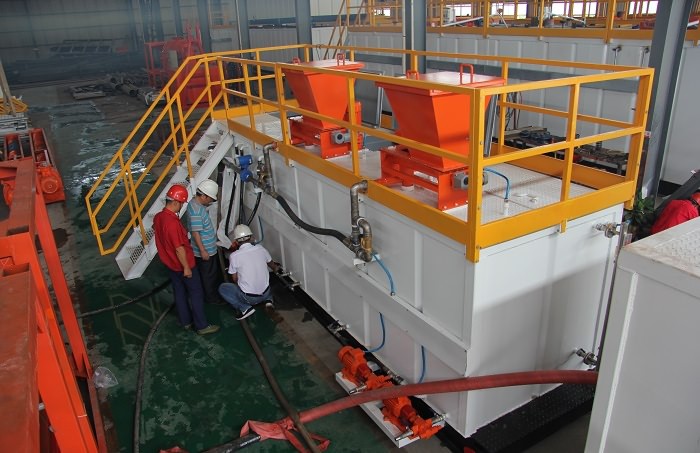 Sludge dewatering dosing equipment