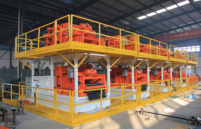 Brightway mud-water seperation equipment ready for shipment