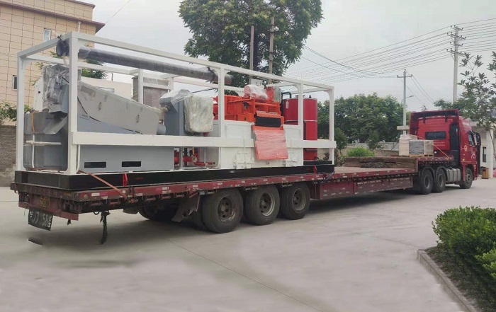 Brightway Sludge Dewatering System Shipped to an Internatioal Customer